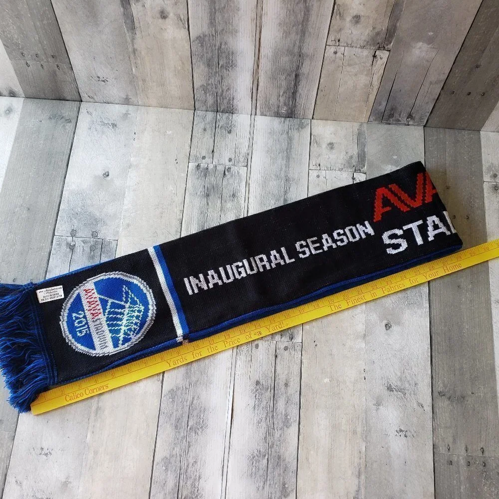 NWT - San Jose Quakes Earthquakes Soccer Football Fan Scarf MLS ~2015 Inaugural